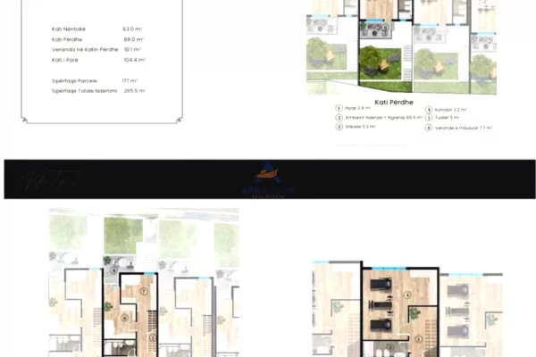 Appartamento in vendita a Tirana 3+1, Vuoto