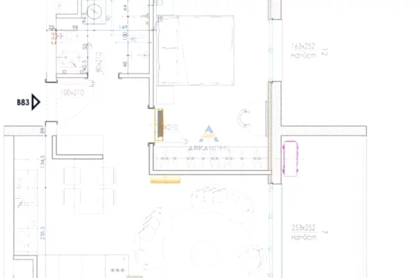 House for Sale 1+1 in Tirana - 195,000 Euro