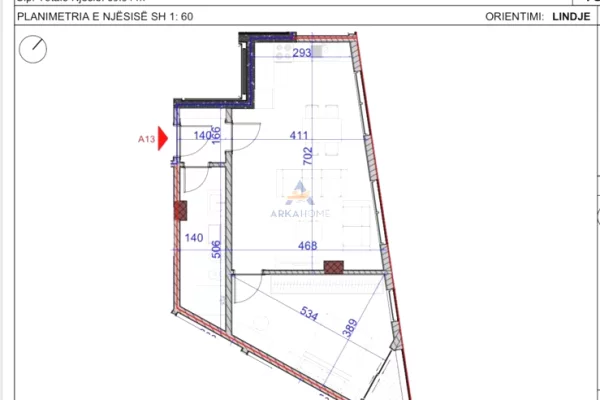 SHITET APARTAMENT 1+1+BALLKON "QYTET STUDENTI " 180.804 EURO