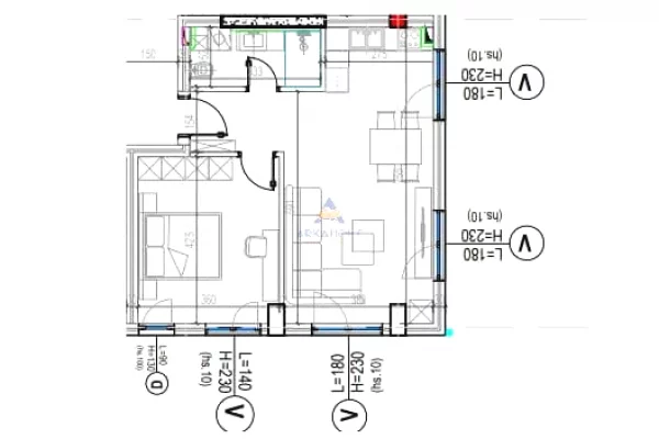House for Sale 1+1 in Tirana - 118,450 Euro