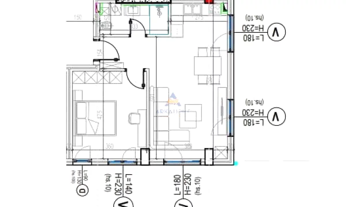 Apartment for sale in Tirana 2+1, Emty