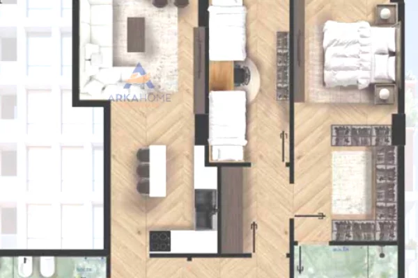 House for Sale 2+1 in Tirana - 505,980 Euro