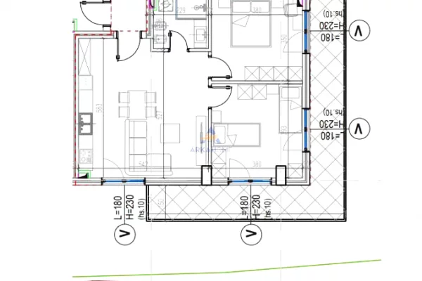 House for Sale 2+1 in Tirana - 213,210 Euro