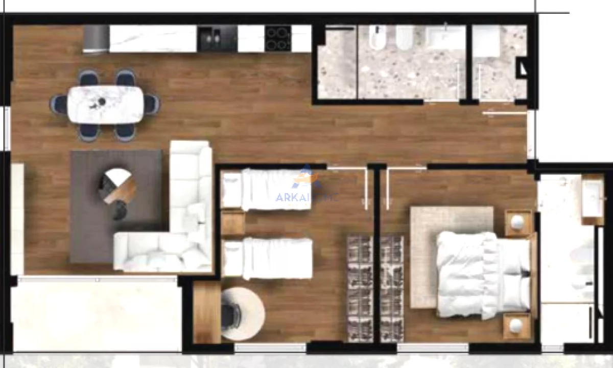 Apartment for sale in Tirana 2+1, Emty