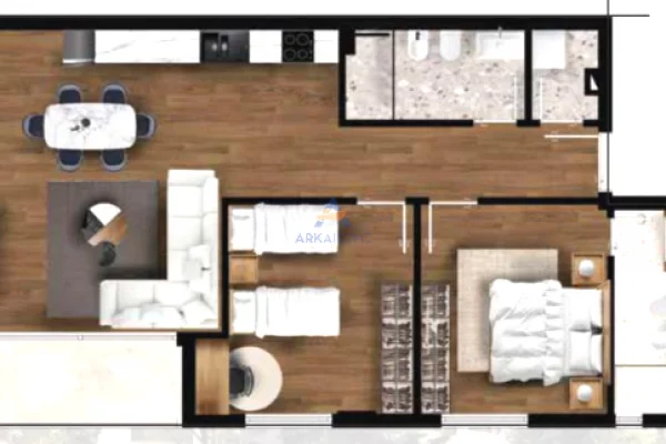 House for Sale 2+1 in Tirana - 201,330 Euro