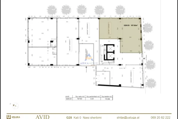 Ambient biznesi me qera 1+1 ne Tirane - 1,500 Euro