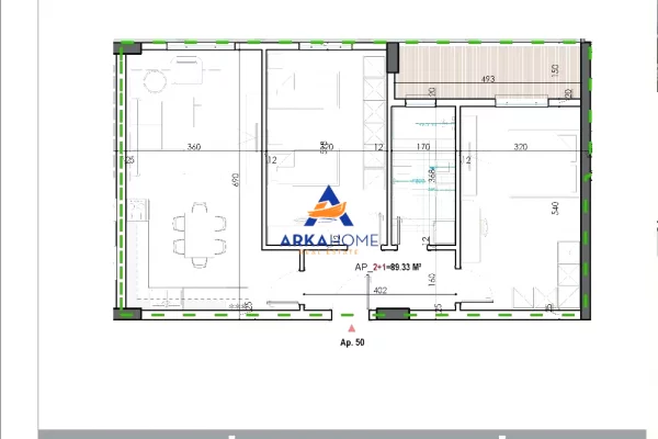 Shtepi ne shitje 2+1 ne Tirane - 91,820 Euro