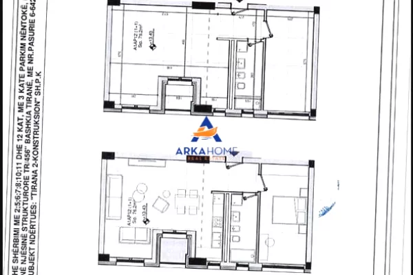 Shtepi ne shitje Apartament ne Tirane, 1+1, Mobilimi Bosh, pa mobiluar, Pagesa 226,275  Euro.