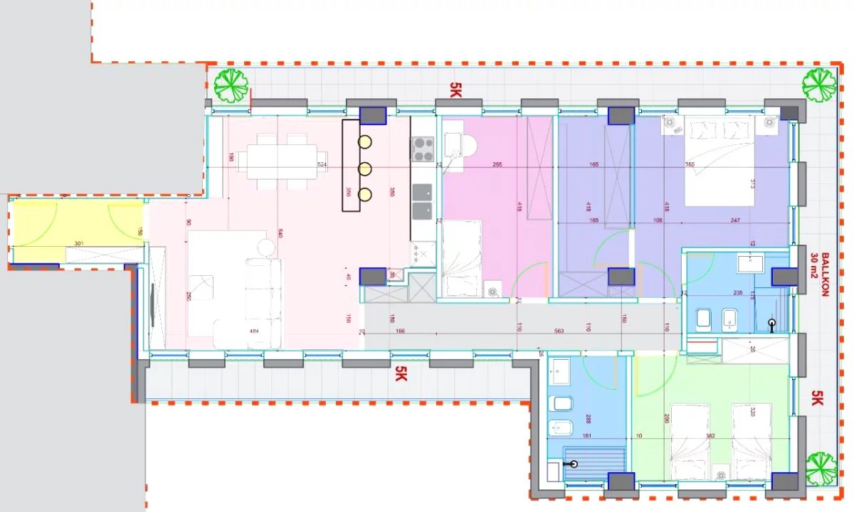 Shtepi ne shitje Apartament ne Tirane, 3+1, Mobilimi Bosh, pa mobiluar, Pagesa 684,920  Euro.