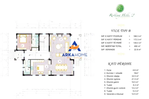 Shtepi ne shitje 7+1 ne Tirane - 1,600,000 Euro