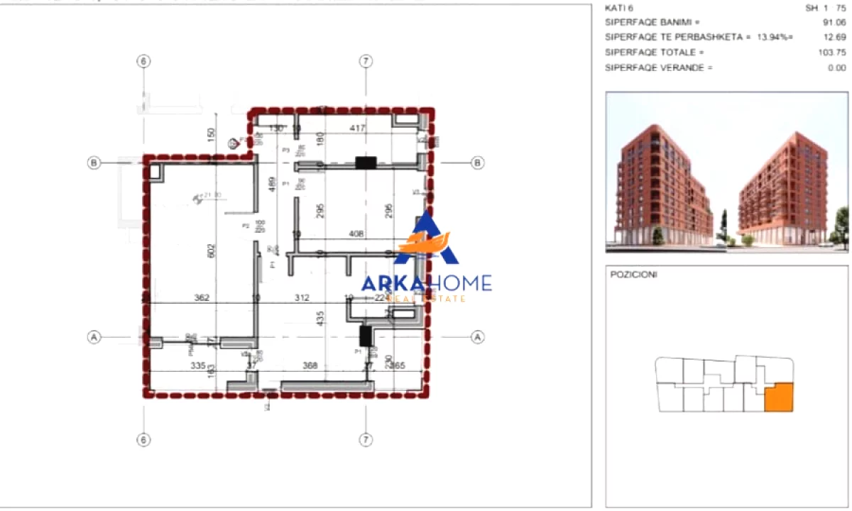 Shtepi ne shitje Apartament ne Tirane, 2+1, Mobilimi Bosh, pa mobiluar, Pagesa 237,760  Euro.