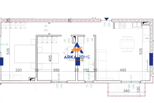 Shtepi ne shitje 2+1 ne Tirane - 82,876 Euro