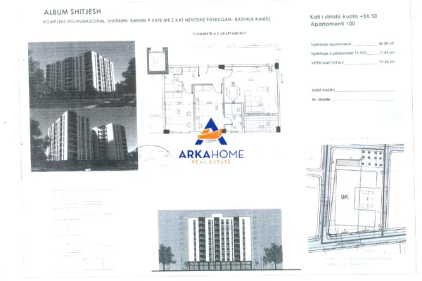 Shtepi ne shitje 2+1 ne Tirane - 141,850 Euro
