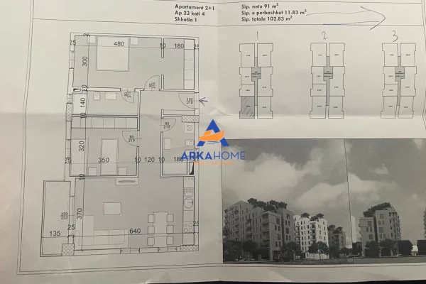 Shtepi ne shitje Apartament ne Tirane, 2+1, Mobilimi E mobiluar, Pagesa 270,000  Euro.