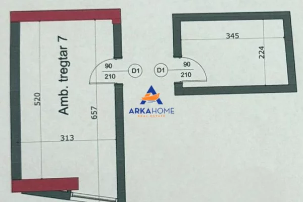 Business Property in Sale 1+1 in Tirana - 90,000 Euro