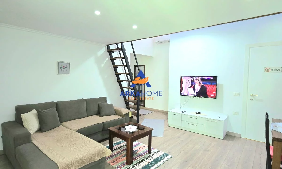 Shtepi me qera Apartament ne Tirane, 1+1, Mobilimi E mobiluar, Pagesa 600  Euro.