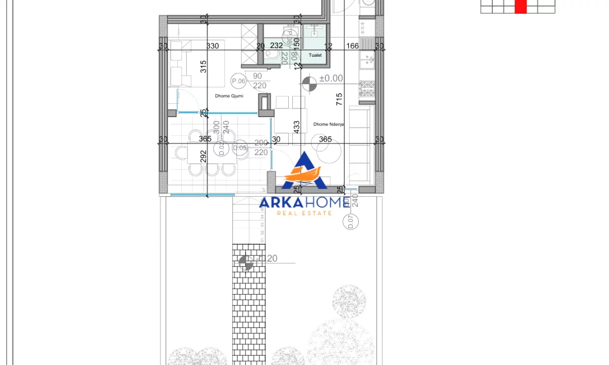 Shtepi ne shitje Apartament ne Durres, 1+1, Mobilimi Bosh, pa mobiluar, Pagesa 205,000  Euro.
