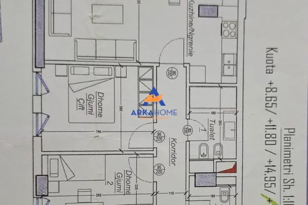 SHITET APARTMENT 3+1+BALLKON "ALI DEMI" 190.000 EURO (I DISKUTUESHEM)