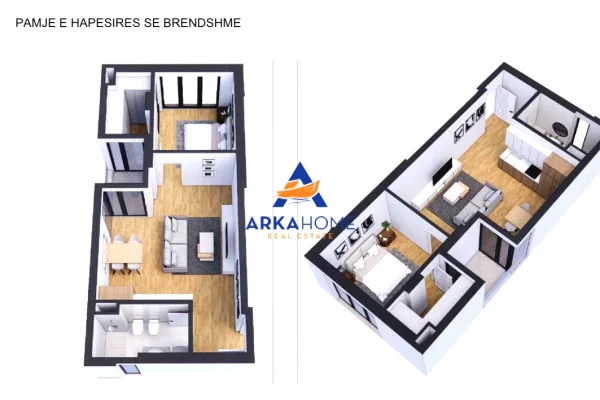 Shtepi ne shitje Apartament ne Tirane, 1+1, Mobilimi E mobiluar, Pagesa 342,000  Euro.