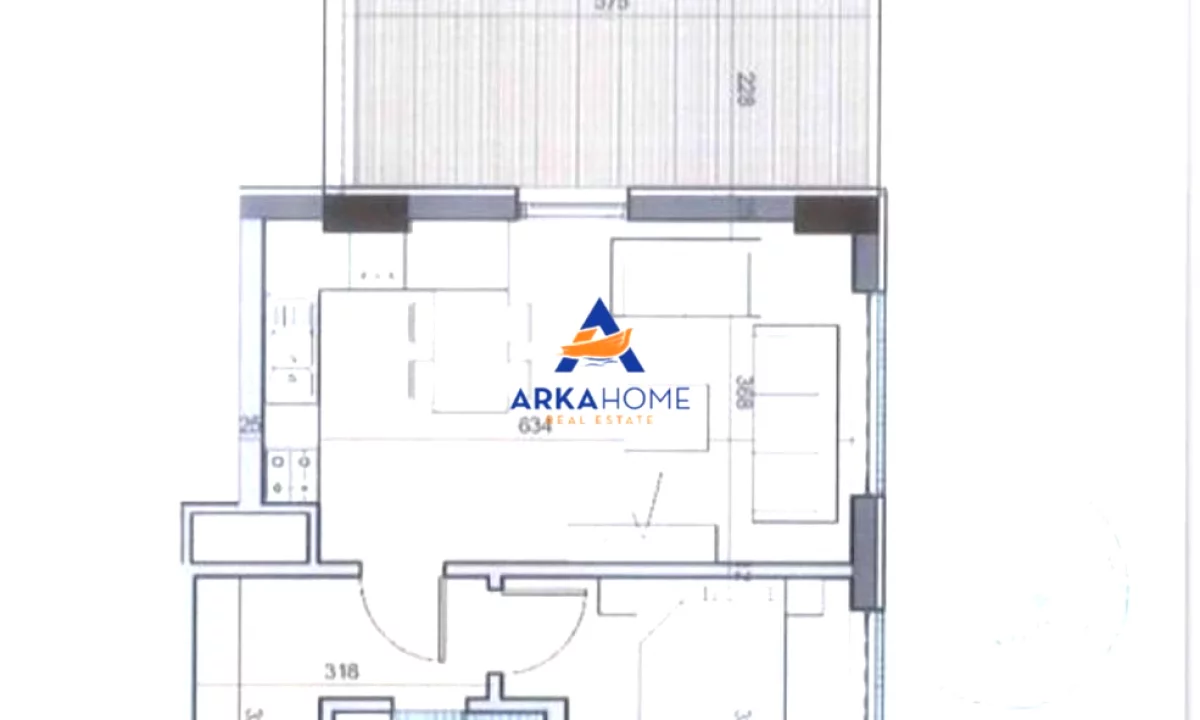 Shtepi ne shitje Apartament ne Tirane, 1+1, Mobilimi Bosh, pa mobiluar, Pagesa 90,126  Euro.