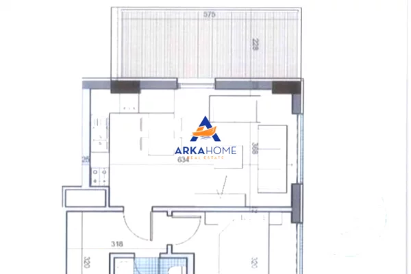 SHITET APARTAMENT 1+1+BALLKON 