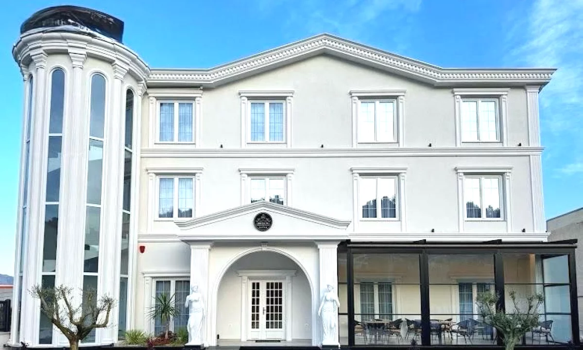 SHITET HOTEL 800M2 "RINAS, PRANE AEROPORTIT" 150000000 LEKE