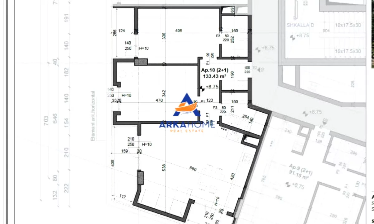 Appartamento in vendita a Tirana 2+1, Arredato