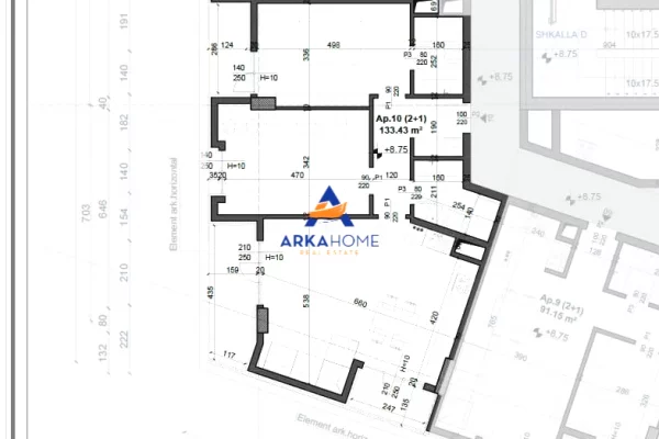 Shtepi ne shitje 2+1 ne Tirane - 222,000 Euro