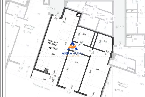 Shtepi ne shitje 2+1 ne Tirane - 229,000 Euro