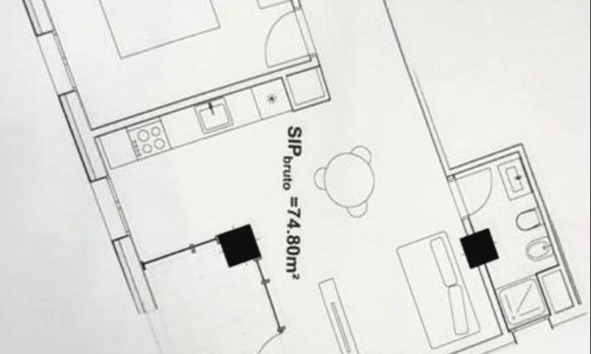 Shtepi ne shitje Apartament ne Tirane, 1+1, Mobilimi Bosh, pa mobiluar, Pagesa 86,200  Euro.