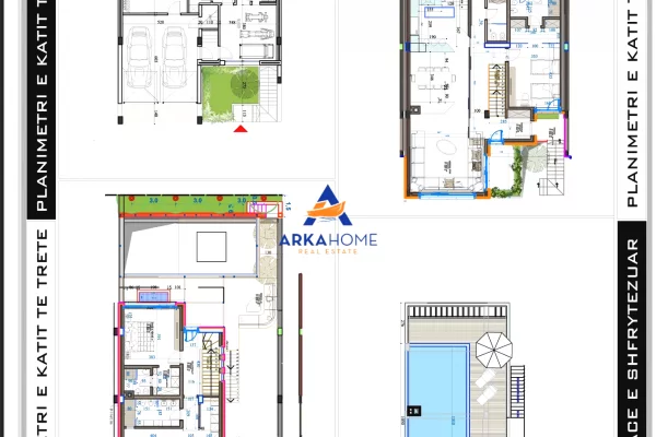 SHITET VILE ME PISHINE 3 KATE "KODRA E DIELLIT 2" 925.000 EURO