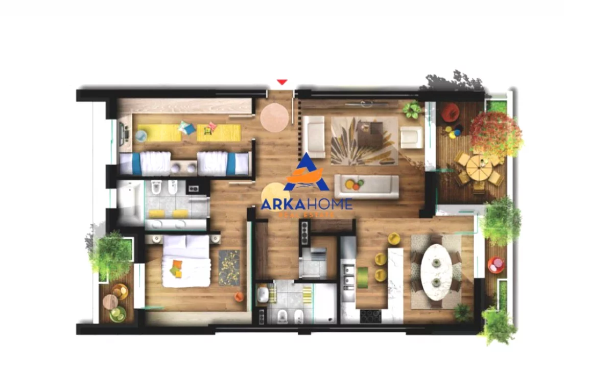 Shtepi ne shitje Apartament ne Tirane, 2+1, Mobilimi Bosh, pa mobiluar, Pagesa 11  Euro.