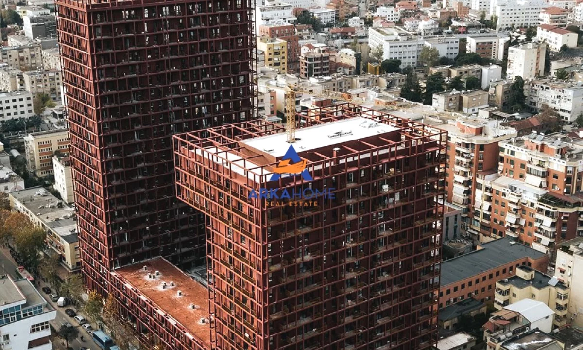 JEPET ZYRE ME QERA 124M2 "TIRANA GARDEN BUILDING,RRUGA E KAVAJES" 1200 EURO