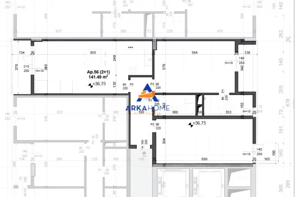 Shtepi ne shitje Apartament ne Tirane, 2+1, Mobilimi E mobiluar, Pagesa 212,235  Euro.