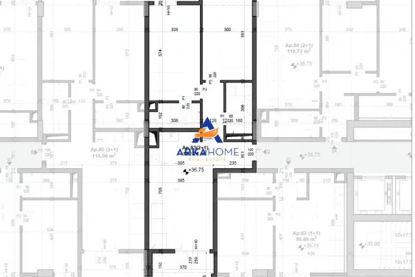 Shtepi ne shitje Apartament ne Tirane, 2+1, Mobilimi E mobiluar, Pagesa 183,360  Euro.