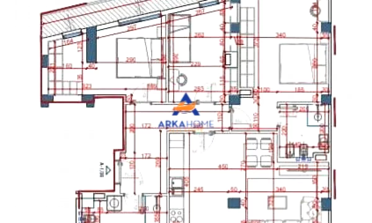 Shtepi ne shitje Apartament ne Tirane, 3+1, Mobilimi Bosh, pa mobiluar, Pagesa 223,000  Euro.