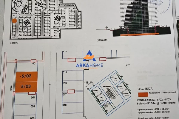 SHITET POST PARKIMI 16M2 "PRANE ISH UNIVERSITETIT EUROPIAN" 35000 EURO