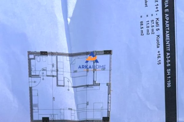 SHITET APARTAMENT 1+1 "ALUNA RESIDENCE" 82200 EURO