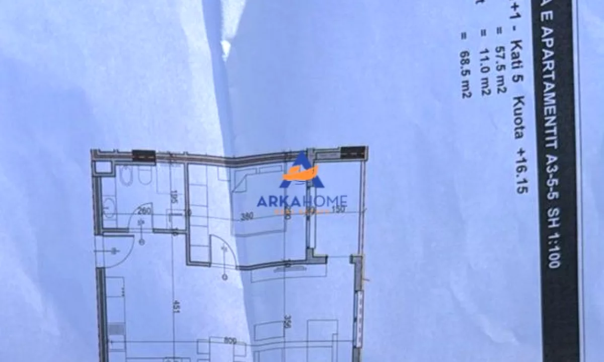 Shtepi ne shitje Apartament ne Tirane, 1+1, Mobilimi E mobiluar, Pagesa 82,200  Euro.