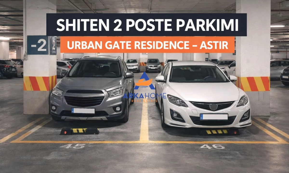 SHITEN POSTE PARKIMI 20M2 "URBAN GATE RESIDENCE, ASTIR" 15.000.000 LEKE