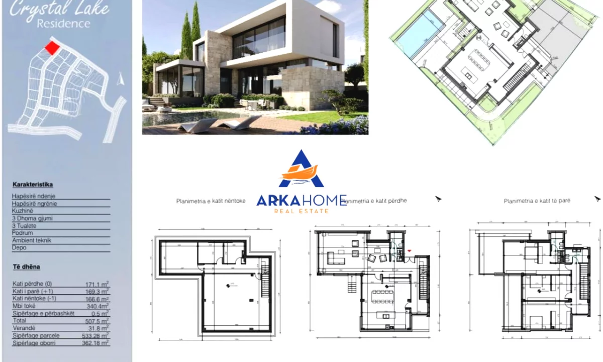 Shtepi ne shitje Vila Luksoze ne Tirane, 3+1, Mobilimi Bosh, pa mobiluar, Pagesa 1,502,428  Euro.