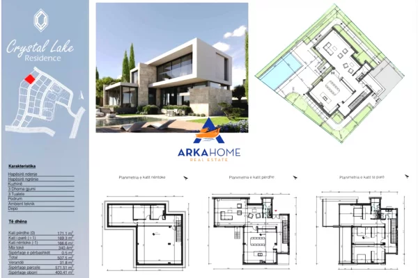 Shtepi ne shitje 2+1 ne Tirane - 268,275 Euro