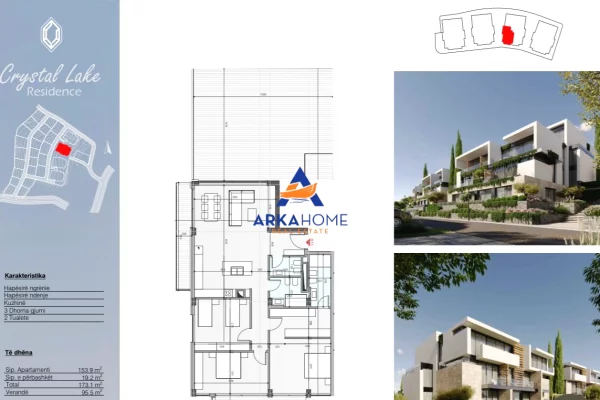 Shtepi ne shitje 2+1 ne Tirane - 454,355 Euro