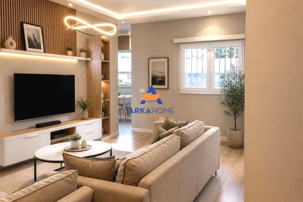 Shtepi ne shitje Apartament ne Tirane, 1+1, Mobilimi E mobiluar, Pagesa 178,947  Euro.