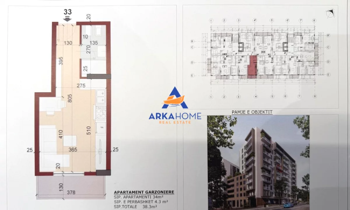 Shtepi ne shitje Apartament ne Tirane, 1+1, Mobilimi Bosh, pa mobiluar, Pagesa 81,000  Euro.