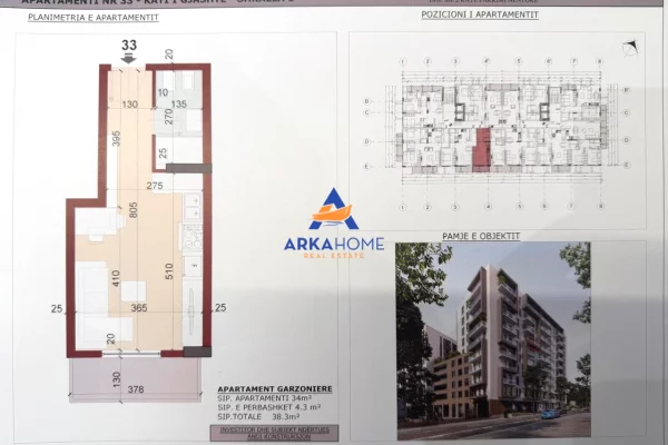 Shtepi ne shitje 1+1 ne Tirane - 81,000 Euro