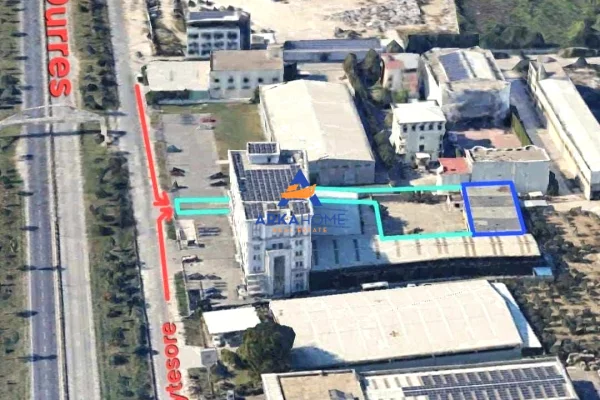 JEPET ME QERA KAPANON 2200M2 "TE AUTOSRADA TIRANE-DURRES" 3900 EURO