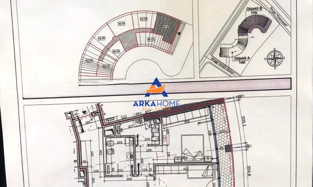 JEPET ME QERA AMBIENT ZYRE+2 POSTE PARKIMI 165M2 “GENER 2, RRUGA E KOSOVARVE" 2500 EURO