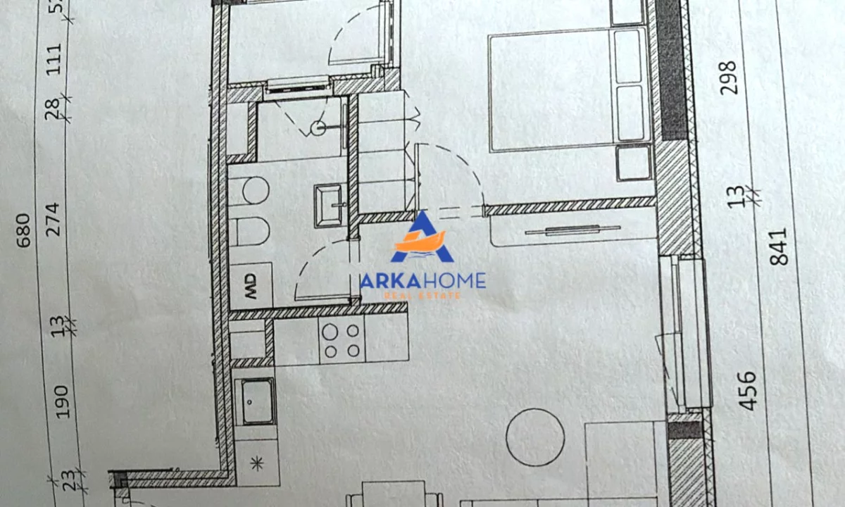 Apartment for sale in Tirana 1+1, Emty