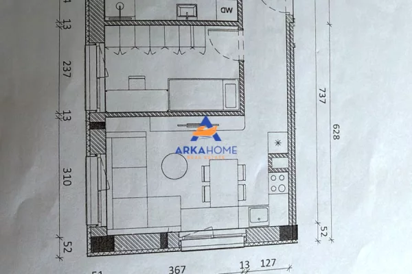 Apartment for sale in Tirana 1+1, Emty